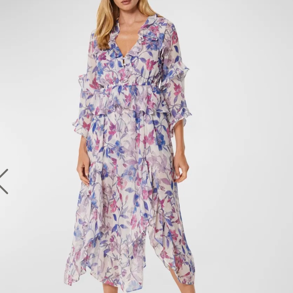 Misa Los Angeles Karina midi dress in amethyst